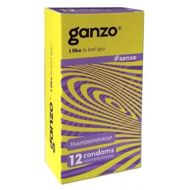 Презервативы Ganzo Тонкие №12