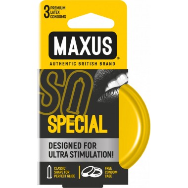 Презервативы "MAXUS" SPECIAL №3 (точечно-ребристые) 