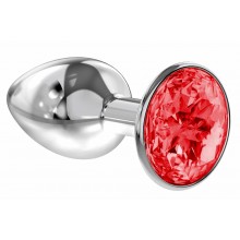 Анальная пробка Diamond Red Sparkle Small