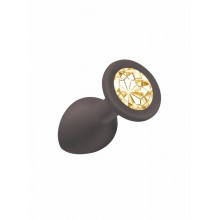 Анальная пробка Emotions Cutie Small Black golden crystall Анальная пробка Emotions Cutie Small Black golden crystall