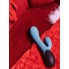 Нагреваемый вибратор с клиторальным отростком Perseus, цвет морская волна (INFINITE collection)