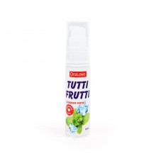 Съедобный лубрикант "TUTTI-FRUTTI" (сладкая мята), 30г 
