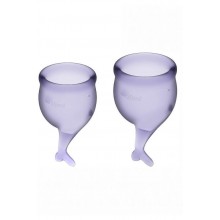 Набор менструальных чаш Satisfyer Feel secure Menstrual Cup (Lila) 
