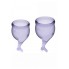 Набор менструальных чаш Satisfyer Feel secure Menstrual Cup (Lila) 