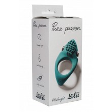 Эрекционное виброкольцо Pure Passion Midnight Green 