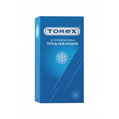 Презервативы Torex Продлевающие с бензокаином, 12 шт 