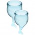 Набор менструальных чаш Satisfyer Feel secure Menstrual Cup (голубой)