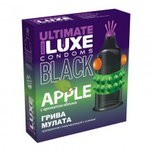 Презерватив LUXE BLACK ULTIMATE Грива мулата (яблоко) 1 шт 