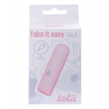 Перезаряжаемая вибропуля Take it Easy Gala Pink