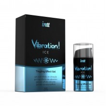 Жидкий интимный гель с эффектом вибрации Intt Vibration Ice, 15 мл