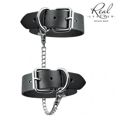 ОКОВЫ кожа, цвет чёрный 