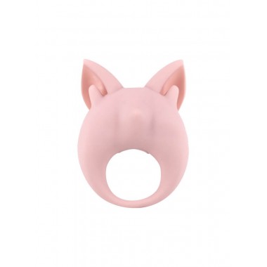 Перезаряжаемое кольцо для клиторальной стимуляции MiMi Animals Kitten Kiki Light Pink