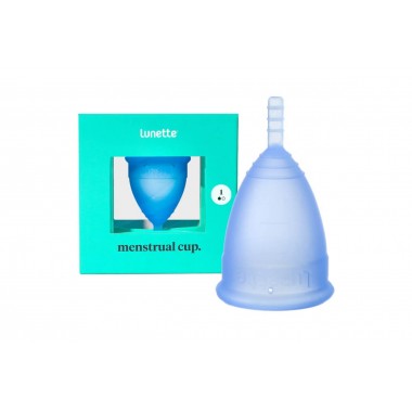 Менструальная чаша Lunette синяя Model 1, 25 мл 