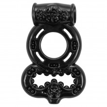 Эрекционное кольцо Rings Treadle (Черный) 