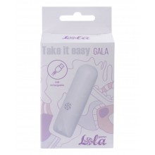 Перезаряжаемая вибропуля Take it Easy Gala White 