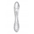 Двусторонний фаллоимитатор Satisfyer Dazzling Crystal 1, стекло, прозрачный, 18,5 см