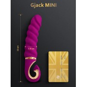 Анатомический витой вибратор Gvibe Gjack Mini, 19х3.5 см