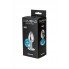 Анальная пробка Diamond Light blue Sparkle Small