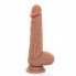 Реалистичный фаллоимитатор REAL Dual Layer, dual silicone, 14х4 см