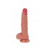 Реалистичный фаллоимитатор REAL Dual Layer, dual silicone, 17х4 см.