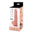 Реалистичный фаллоимитатор REAL Dual Layer, dual silicone, 15х3,8 см.