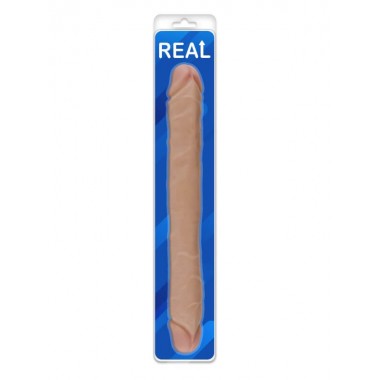 Двусторонний фаллоимитатор REAL 33*3,5 см