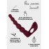 Вибронасадка для Двойного Проникновения Pure Passion Farnell Wine Red