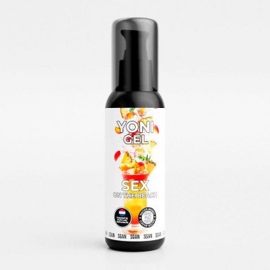 Лубрикант для орального секса SGAN YONI GEL со вкусом коктейля секс на пляже, 100 мл