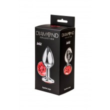 Анальная пробка Diamond Red Sparkle Large
