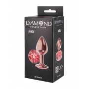 Анальная Пробка Diamond Ruby Shine S Розовое Золото