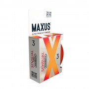 Презервативы гладкие анатомические MAXUS Sensual X-Edition №3