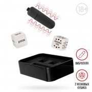 Игра для пар «Во власти страсти. Секреты наслаждения», 2 неоновых кубика, вибропуля