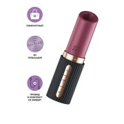 Мини-вибратор с 3D пульсацией Satisfyer Deep Kiss с USB-C зарядкой, силикон, ABS, чёрный, 11,4 см