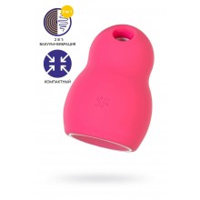 Вакуумный стимулятор клитора с вибрацией Satisfyer Pro To Go 1, красный, 9 см Вакуумный стимулятор клитора с вибрацией Satisfyer Pro To Go 1, красный, 9 см