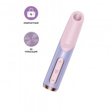 Мини-вибратор с 3D пульсацией Satisfyer Bold Kiss с USB-C зарядкой, силикон, ABS, розовый, 12,5 см