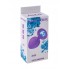 Анальная пробка Emotions Cutie Medium Purple light blue crystal