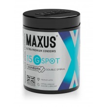 ПРЕЗЕРВАТИВЫ MAXUS G SPOT № 15 X-EDITION (гладкие, двойная спираль) в кейсе ПРЕЗЕРВАТИВЫ MAXUS G SPOT № 15 X-EDITION (гладкие, двойная спираль) в кейсе