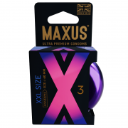 ПРЕЗЕРВАТИВЫ MAXUS XXL № 3 X-EDITION (гладкие, увеличенные) в кейсе