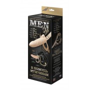 Мужской парапротез на каркасе MEN STYLE L 140 мм D 45 мм